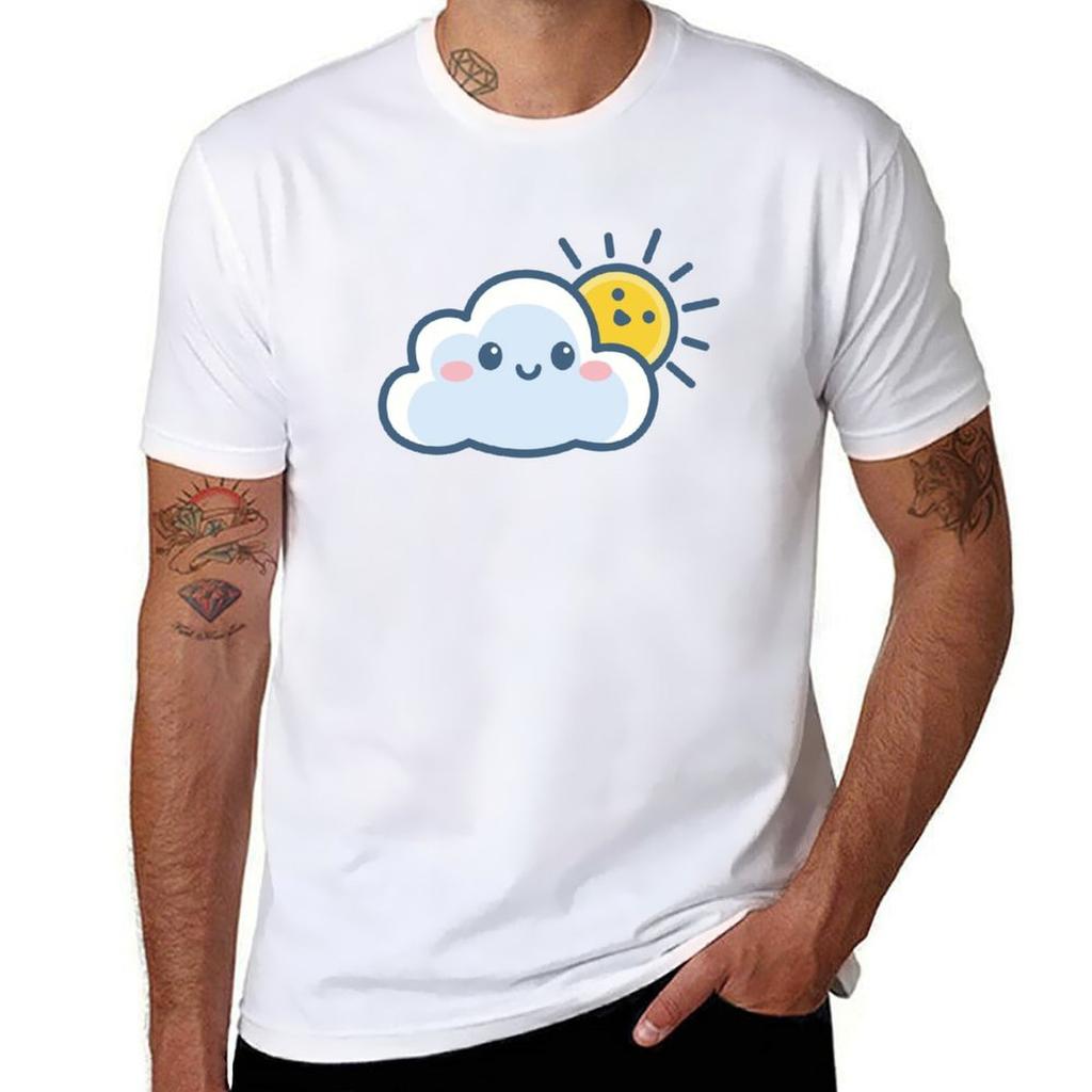 Sunny Cloud Tshirt Running Perforunisexce Short Sleeve Tee