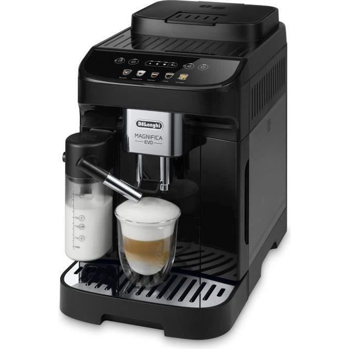 Machine expresso broyeur - De'Longhi - Magnifica Evo - ECAM290.61.B - 5 recettes - Noir