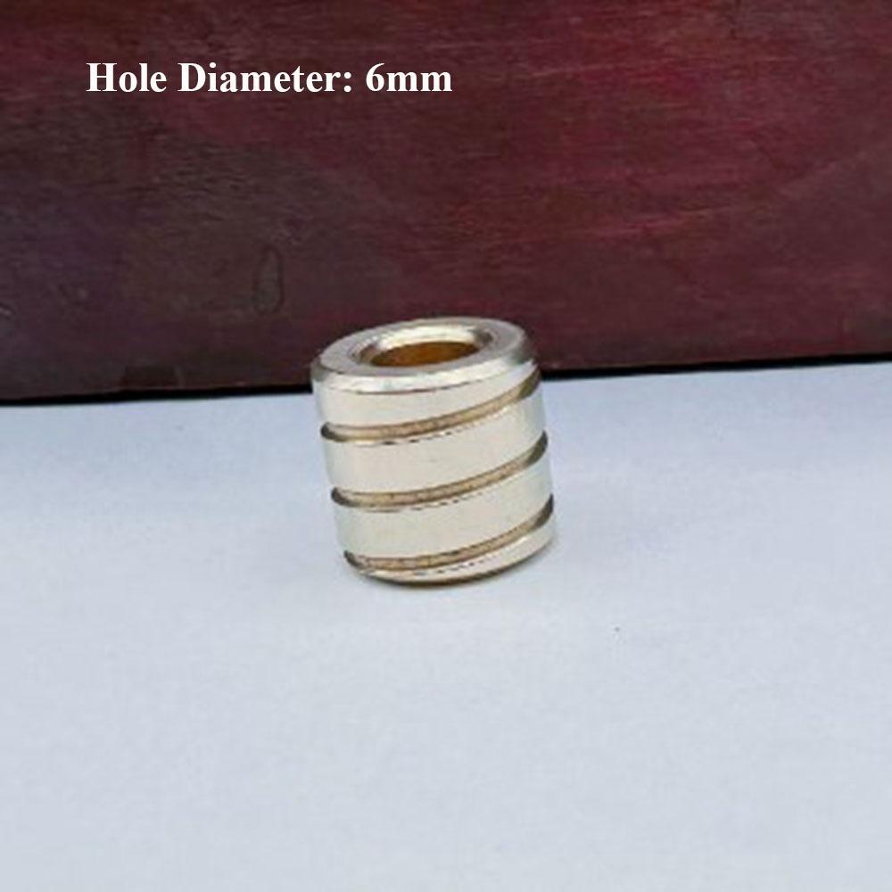 Charms Cylindrical Ring Retro Bead Handmade Paracord Bead  EDC Outdoor Tool