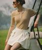 OBER GOLF Signature Slim Contrast Knit (Beige)