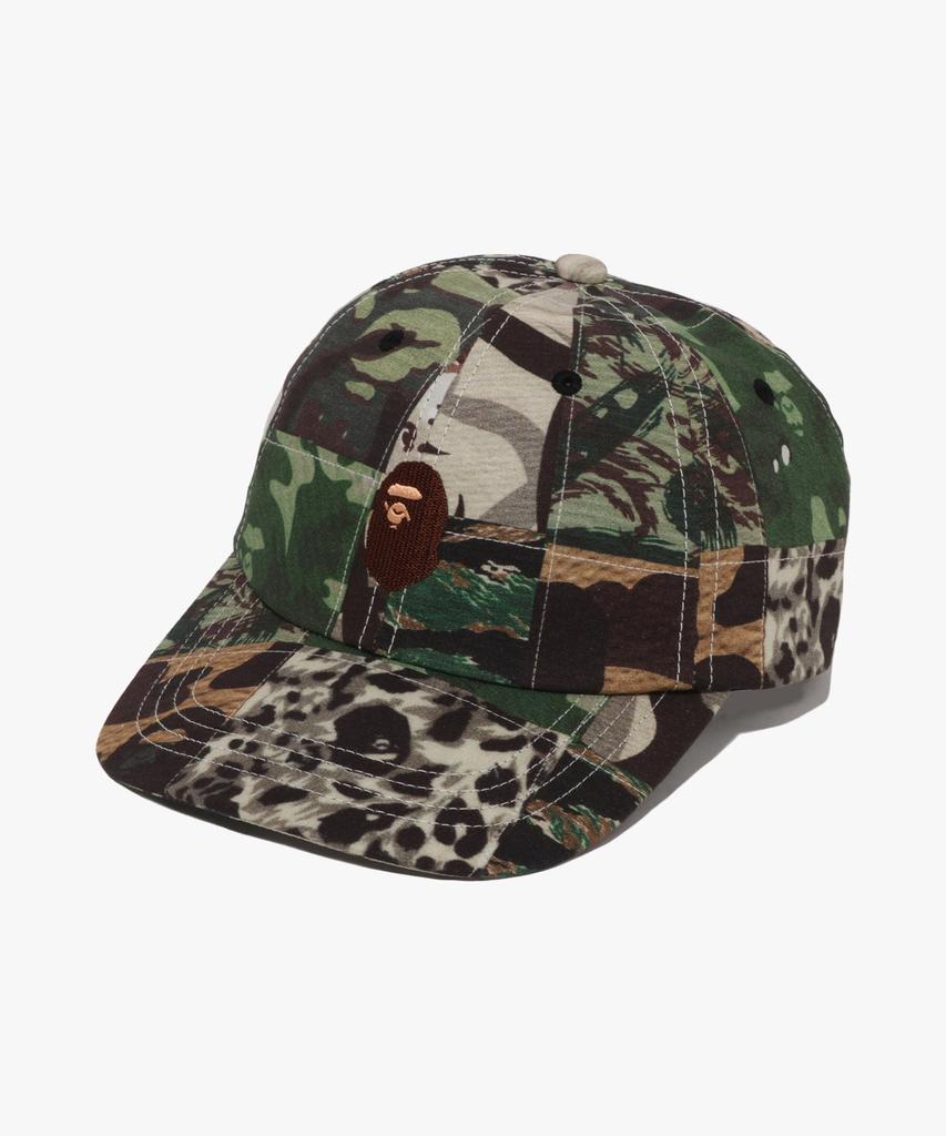 Beipeu Camo Patchwork Panel Cap Green