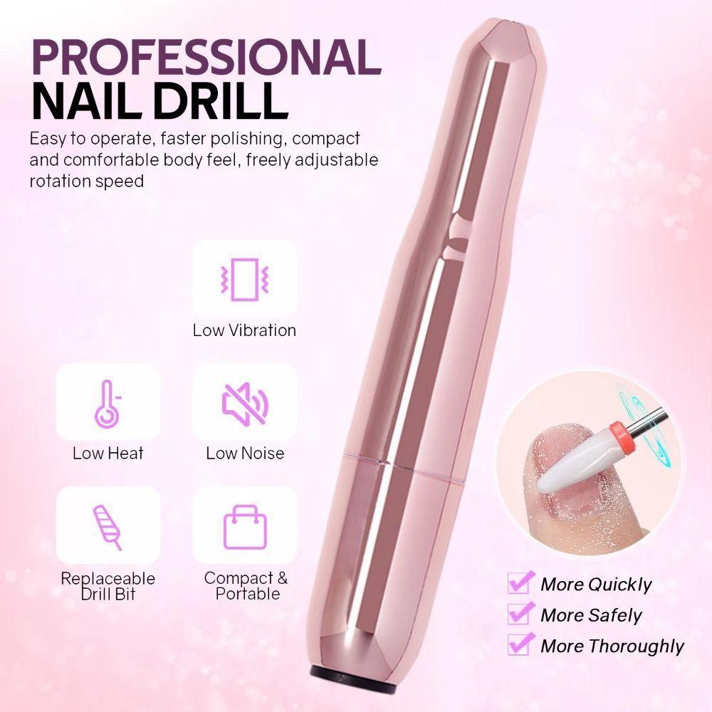 Professional Electric Nail Drill Machine High-Speed Nail Removal Tool  Nail Art Tools