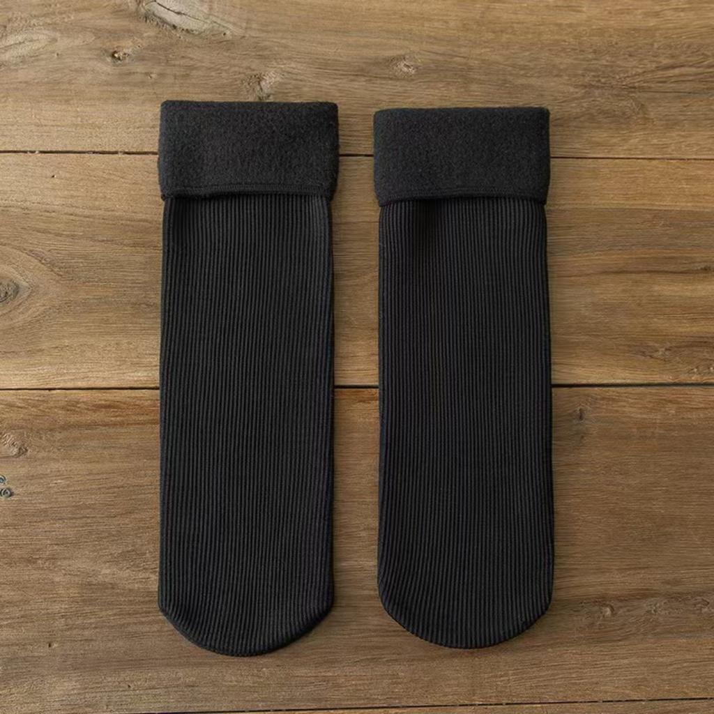 10-1 Women's Winter Warm Mid Tube Socks - Elastic Edge with Thickened Ribbed Design, Available In Multiple Colors, Suitable for Casual and Formal Wear