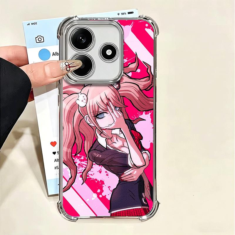 Anime D-Danganronpa Plating Phone Case For Xiaomi Poco X5 X6 X7 X8 Pro Max F8 Ultra F7 M8 M7 M5S Redmi 15C 15 14C 13C 13 X3 12C