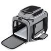 Foldable Pet Carrier Bag for Cats Small Dogs, Breathable Multi-Opening Soft Travel Tote with Padded Base and Safety Leash