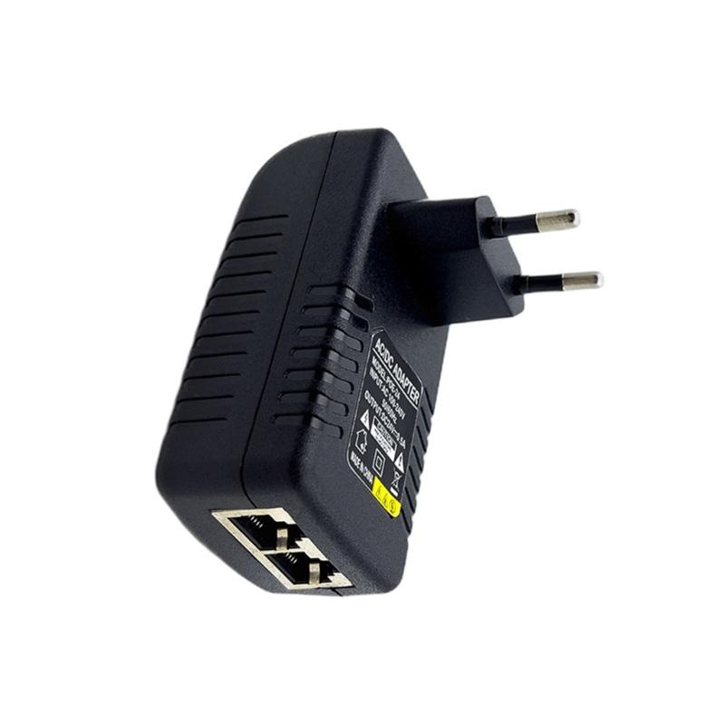 Wall Plugs POE Injector Power Adapter For CCTV Cameras With Multiple Voltages Option 48V 24V 18V 12V 15V Safety Protections