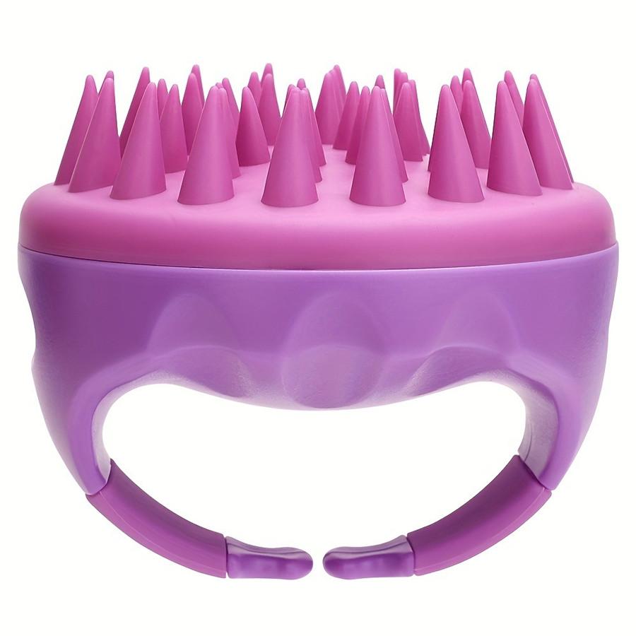 Scalp Massager Shampoo Brush Silicone Head Cleaning Brush Handheld Shower Scalp Cleaning Brush Bathroom Accessories