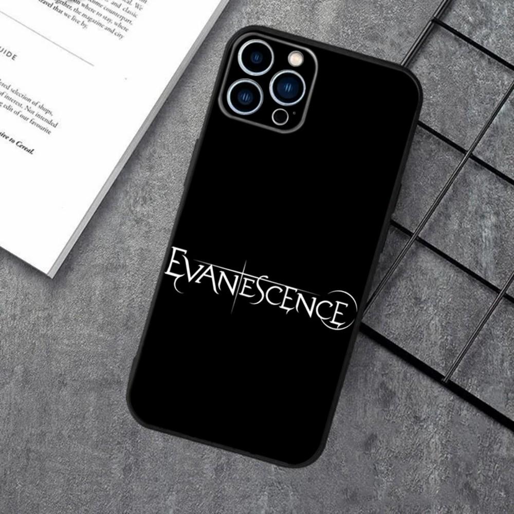 Evanescence Amy Lee  Phone Case For Apple iPhone 15,14,13,12,11,XS,XR,X,8,7,Pro,Max,Plus,mini Silicone Black Cover