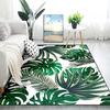 Black Gold Tropical Leaf Carpet for Living Room Luxury Home Decor Indoor Non-Slip Large Area Rugs Kitchen Hallway Entrance Mat