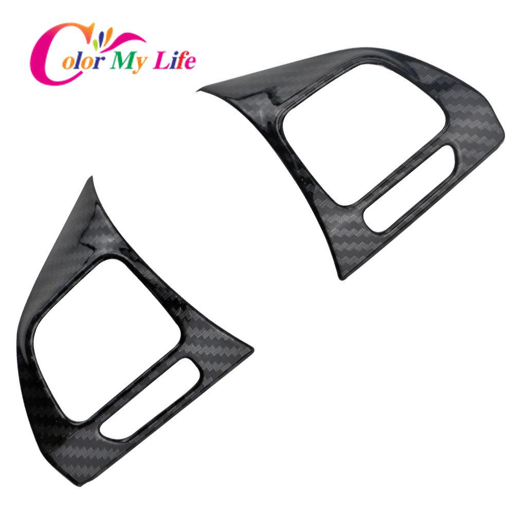 Color My Life Car Steering Wheel Switch Panel Sequins Trim for Vw Golf Mk6 Passat B7 Cc Eos Tiguan Jetta Touran Sharan