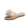 Elegant Women Summer Beach Flower Flat Indoor Outdoor Slippers For Ultimate Comfort