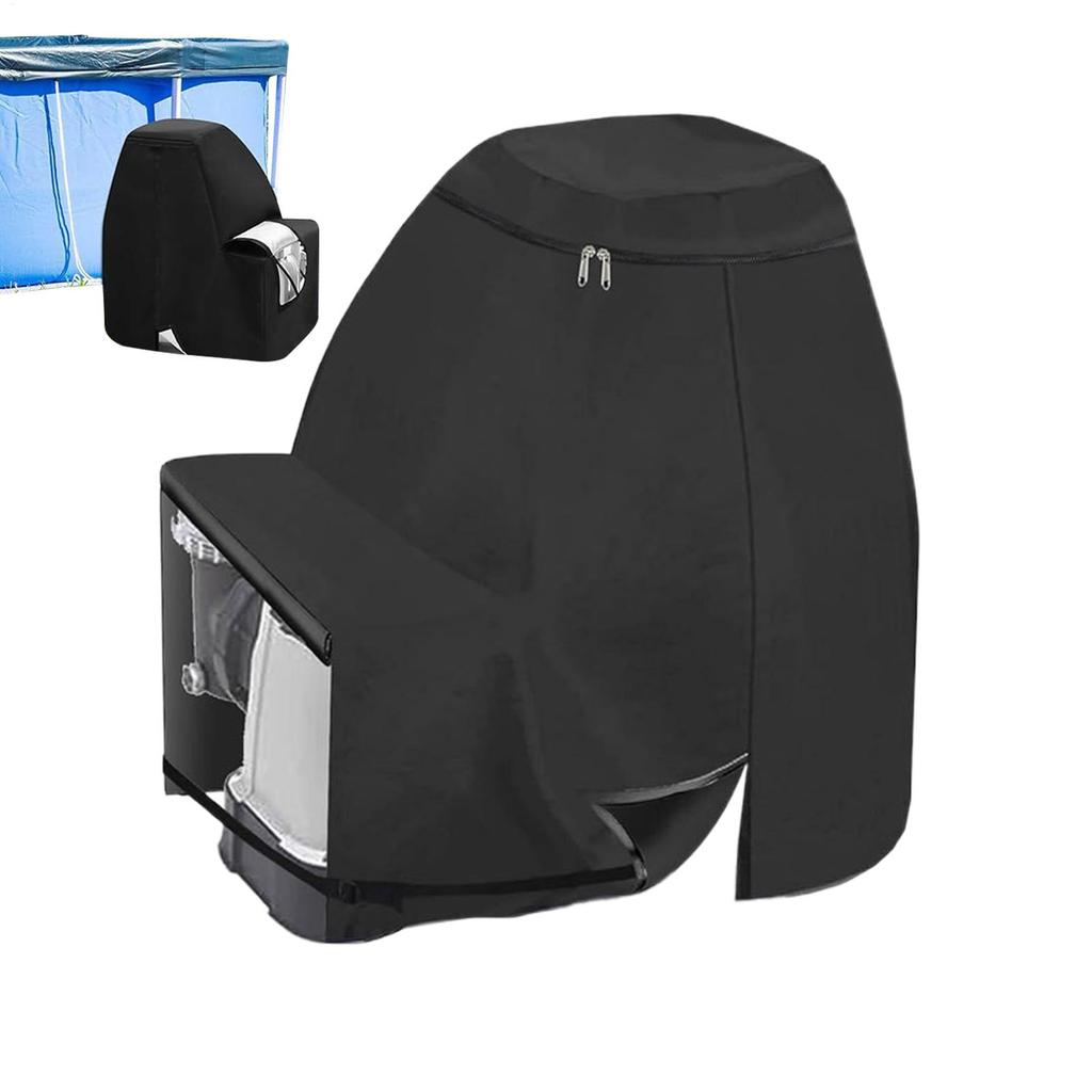 1pcs black Hot Tub Spa Water Heater Pump Cover Waterproof Hot Tub Pump Cover Outdoor Pool Parts Water Heater Pump Cover