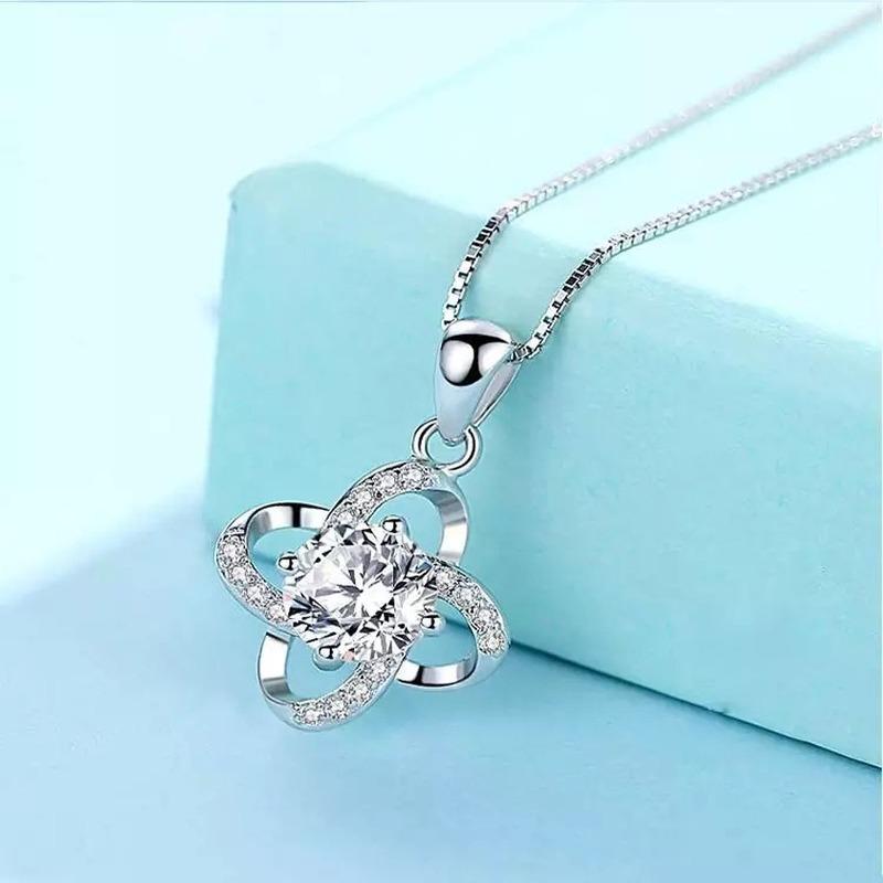 Lindon Women Necklace Pendant Copper Alloy Zircon Fashion Gift