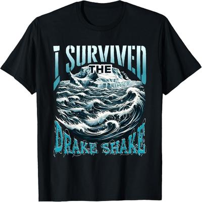 Camiseta Souvenir Sobreviví al Paso Drake Shake Antártida