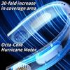 2025 USB Rechargeable Neck Fan - Portable, Silent, Leafless Fan for Outdoor, Home, and Office Use