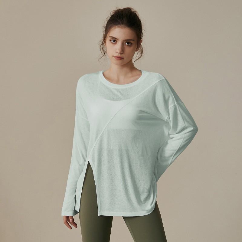 Womens Loose Fit Quick-Dry Yoga Top Short Sleeve Breathable Workout Shirt Running Fitness Pilates Spring Summer