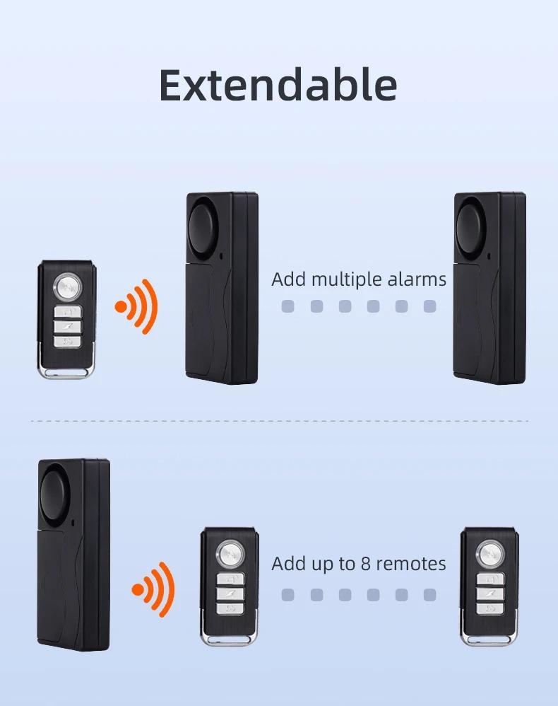 Allarme Sensore di Vibrazione e Urto Wireless