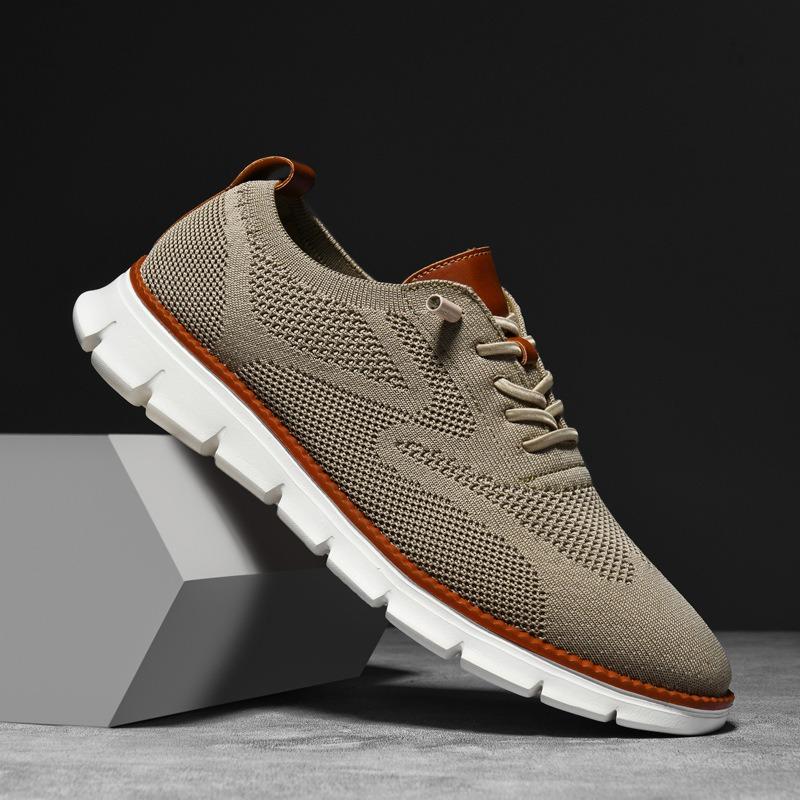 New British Style Men's Shoes, Breathable Sports Shoes for Spring and Summer, Casual and Fashionable Versatile Shoes