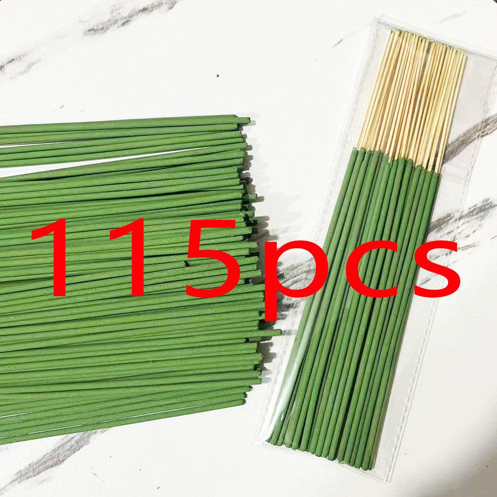 Lemongrass Citronella Bamboo Incense - 22cm Mosquito Repellent for Outdoor Camping
