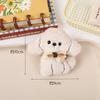 Kawaii Cute Dachshund Keychain Doll Pendant Cartoon Puppy Locking Keyring Couple Key Holder Lovely Backpack Pendant Decoration Gifts