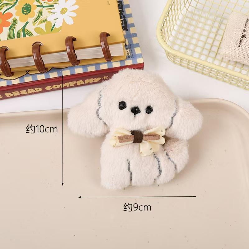 Kawaii Cute Dachshund Keychain Doll Pendant Cartoon Puppy Locking Keyring Couple Key Holder Lovely Backpack Pendant Decoration Gifts