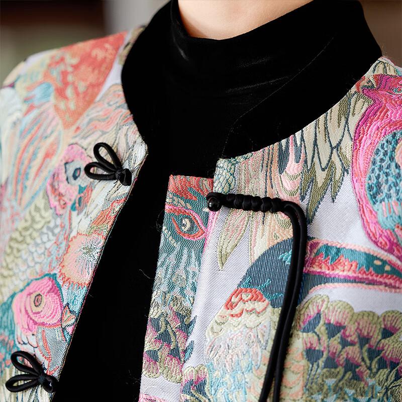 Women's New Chinese Style Jacquard Cotton Vest