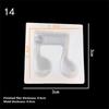 3D Cookie Cake Tray Silicone Mold Resin Drop Silicone Mold for DIY Party Dessert Muffin Biscuit Embossing Mould Box Christmas