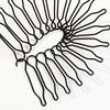 4Pcs Women Girls French Twist Updo Bun Holder Tools Invisible Broken Hair Hairpin Base U Shape Hair Styling Accessories