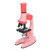 Microscope Toy Educational Biological Laboratory Tool Microscope Toy for Children Kids Pink