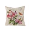 New Retro Flower Pillow Cover Polyester Home Pillow Living Room Sofa Cushion Cushion