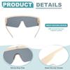 Sports Polarized for Beige Gray [uxcell] Sunglasses, Unisex, Lenses, Cycling, Hiking, Driving, Fishing, Running, &