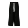 Women's Straight Sweatpants Sports Loose Slim Scimitar Pants High Waist Casual Trousers