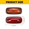 Side Marker Light Set For 2003-2018 RAM 2500 3500 Double Wheel Amber Red 4pcs EV