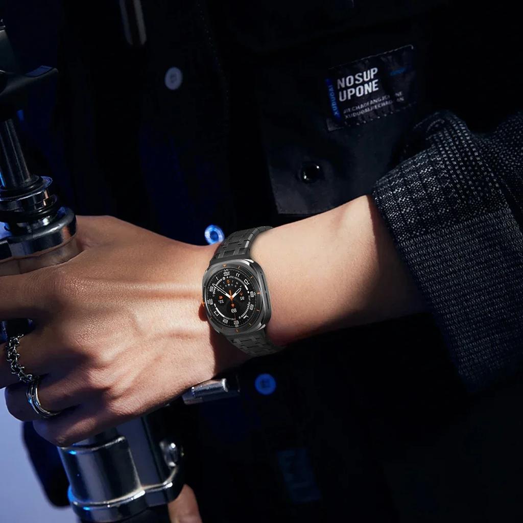 Luxury Titanium Band for Samsung Watch 7 Ultra 47mm Watchband Link Bracelet for samsung galaxy ultra 7 47MM No Gaps Metal Strap