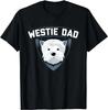 Westie Dad West Highland White Terrier Graphic TShirt Breathable Cotton Tee