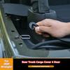 Rear Trunk Cargo Cover Security Shield Cover for Jeep Wrangler JK 4 Doors 2007-2017 Anti-Theft Protection Privacy Partition