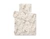 Baby bedding set with filling, 2 pieces, 75x100cm NEWBORN - Peonies beige