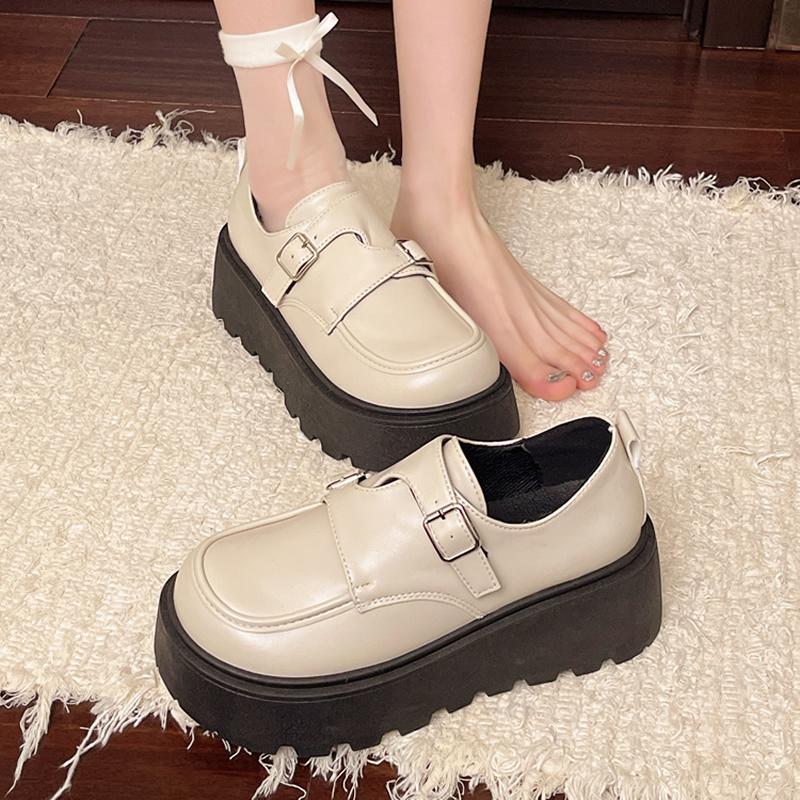 Fashion Women's Platform Loafers Female Luxury Brand High Quality Leather Shoes 2025 Trend Casual Slip On Ladies Flats Shoes