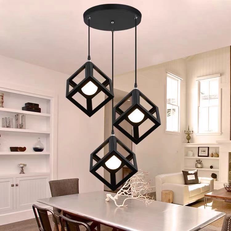 Modern Pendant Light Minimalist Indoor Chandelier Dining Pendant LED Light Living Room Iron Bar Counter Bedroom Lamp Home Decor