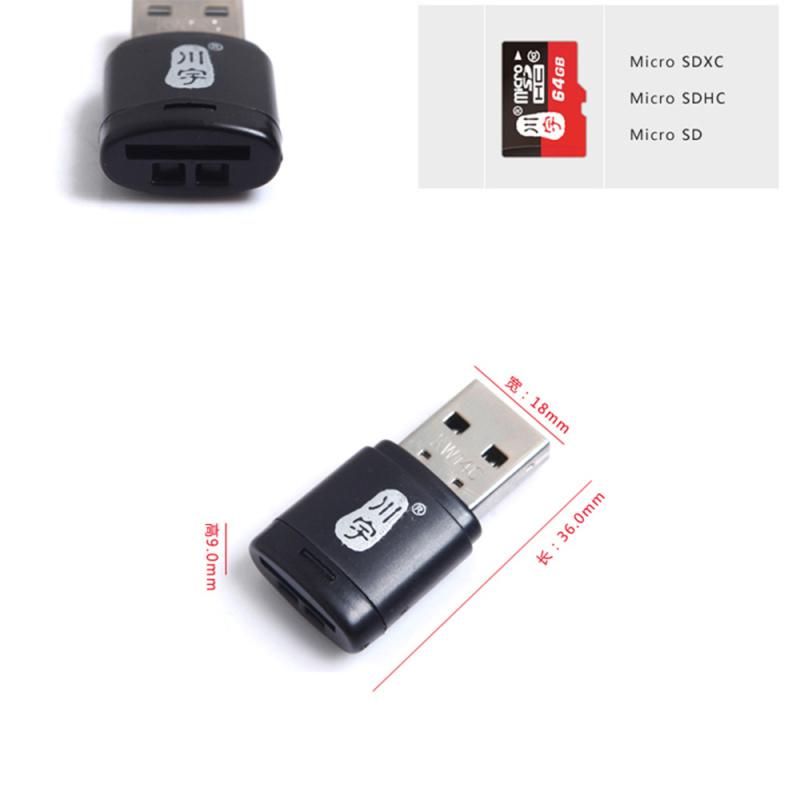 Card Reader TF Card Microsd Card Usb2.0 Mini Universal Mobile Phone Memory Card Reader