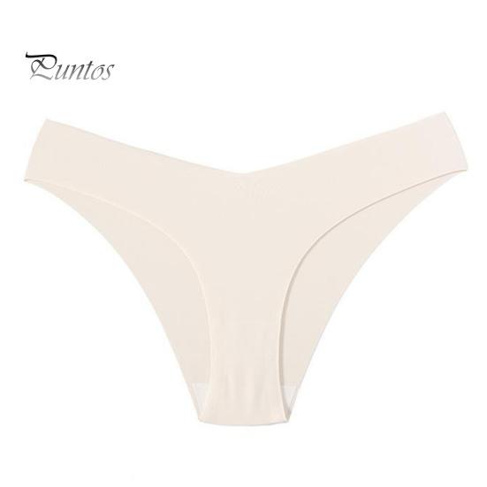 Dame truser Sømløs Middels Høyde Is Silke God Pusteevne Ensfarget Slim Fit Tynn Hurtigtørkende Casual Sport Undertøy Dame Briefs