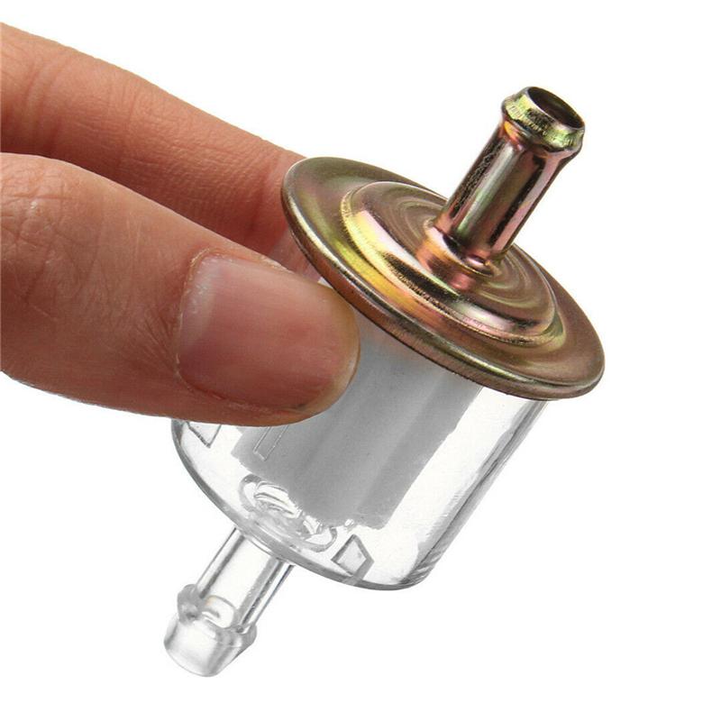 10Pcs Gas Fuel Filters for Motorcycle Moped Scooter Dirt Bike ATV Go Kart Universal RV's Inline Gas Fuel Line Oil Filters