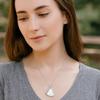Herz Damen Pullover Kette Titanstahl Anhänger Liebhaber Choker Buch Anhänger Halskette Mädchen