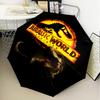 Jurassic Dinosaurs Adventure Umbrella Folding umbrella, automatic umbrella 8-Frame for Travel, camping Use Gift for Halloween Christmas
