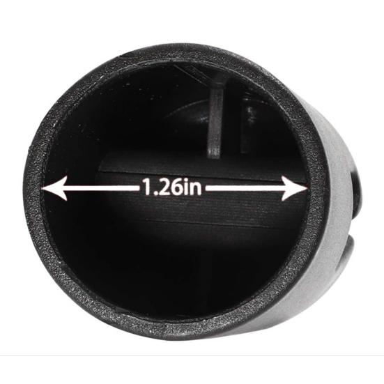 1 Set Trampoline Enclosure Pole Caps Wear Resistant High Strength Smooth Edge Super Stability Trampoline Enclosure Pole Safety