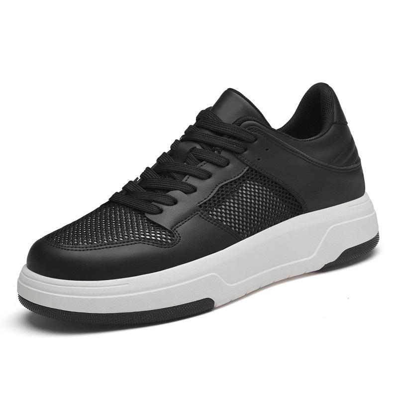 Men's Invisible Heightening Shoes 8cm Breathable British Inner Heightening Men's Shoes 6 Trendy Sports Shoes Casual Board Shoes