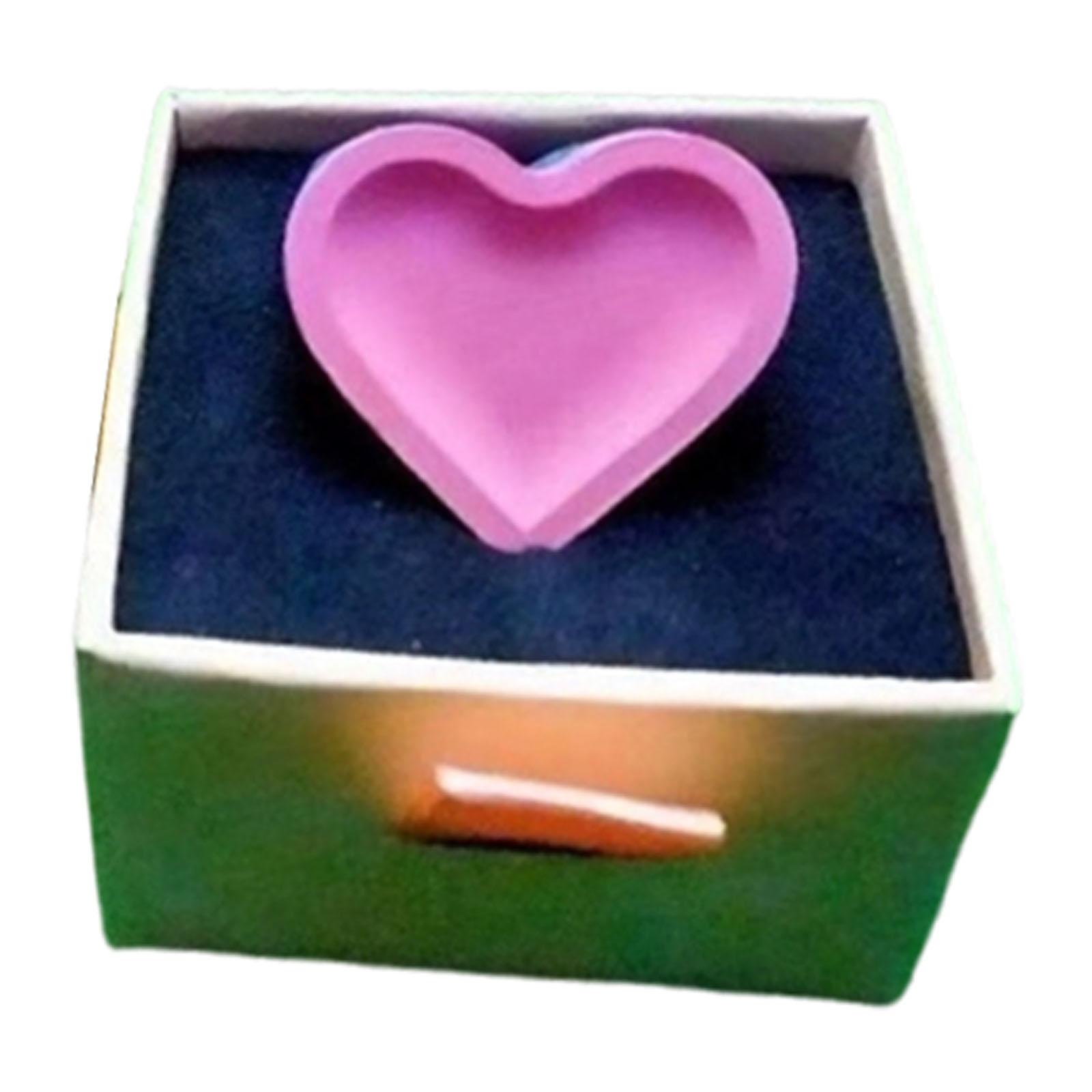 

Heart Shaped Billiard Cue Tip Chalk, Compact Portable High Performance Snooker рожевий