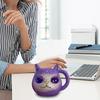 100ml Cat Mug Ergonomic Handle Stain-Proof High-Density Resin Drinking Cup 3D Artistic Cat Details Tea Cup