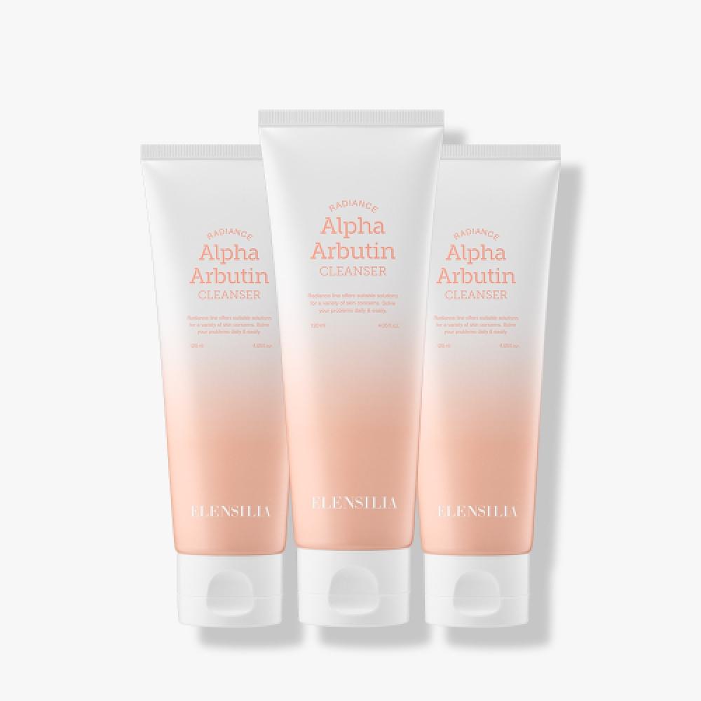 Elensilia Radiance Alpha Arbutin Foam Cleanser 3 Pcs NONE