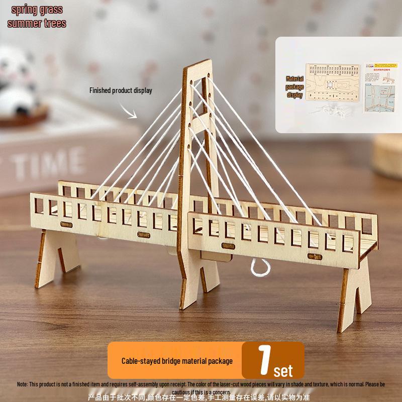 DIY Educational Bridge Building Kit for Young Scientists